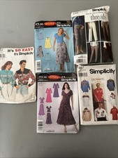 Simplicity sewing patterns- All 5 Sold together or 1.99 Each