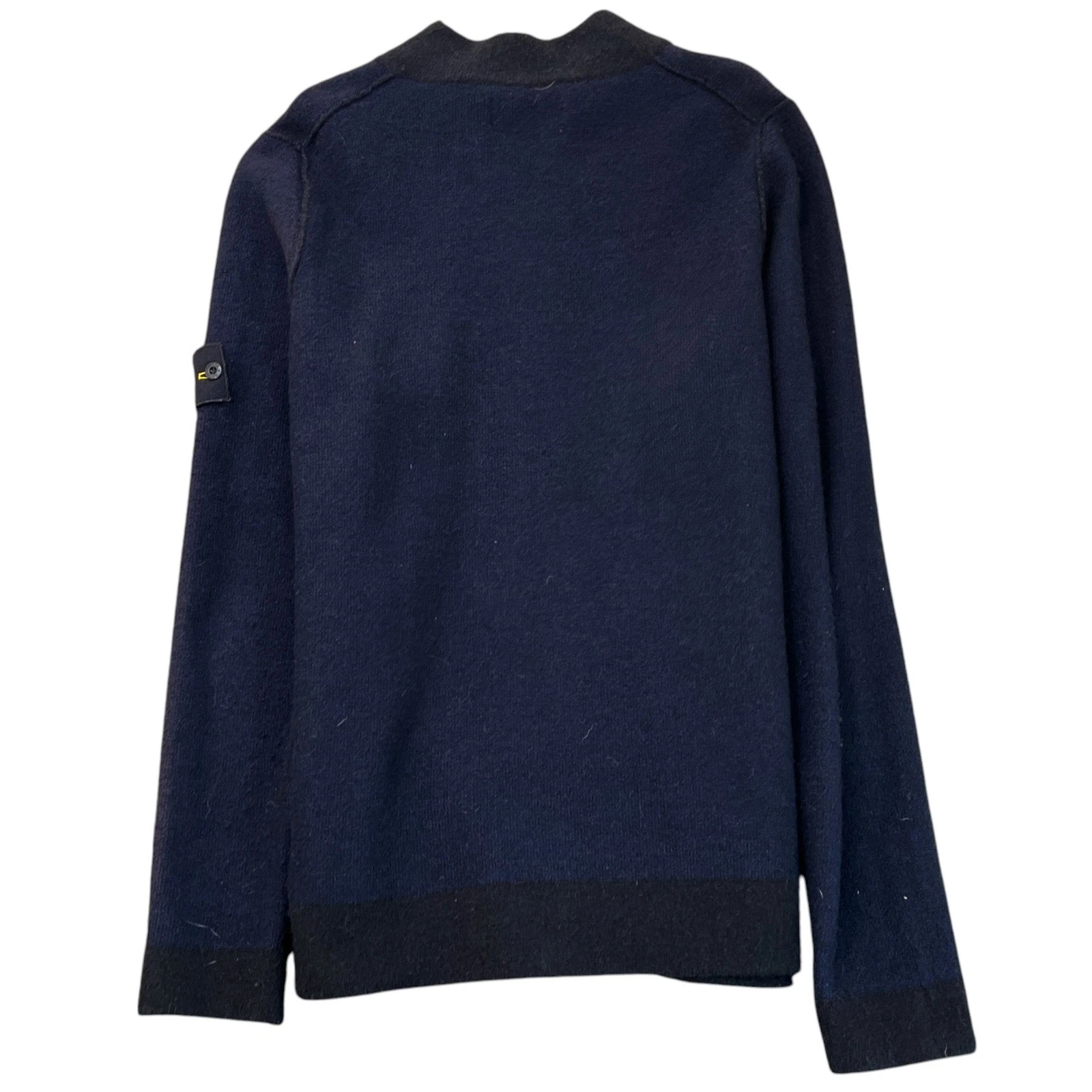 Maglione Stone Island Uomo Logo Applique Navy XXL