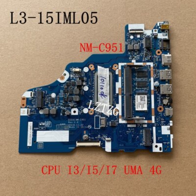 For Lenovo ideapad L3-15IML05 Motherboard CPU I3/I5/I7 UMA RAM 4G