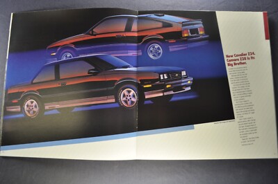 1986 Chevrolet Cavalier Brochure Z24 RS CL Convertible Wagon