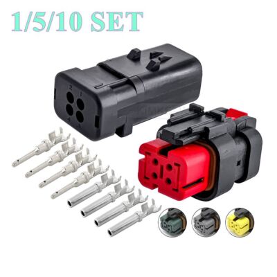 4 Polig TE Connectivity/Ampseal 16 Steckverbinder Stecker Buchse Reparatursatz