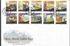 ISLE OF MAN HENRY BLOOM NOBLE SELF-ADHESIVE SET ON FIRST DAY COVER 2003