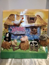 VTG 1995 Babe A Little Pig Goes A Long Way McDonalds Happy Meal Toys Display