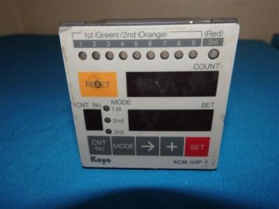 Koyo KCM-50 Consolidated Counter w/ breakage