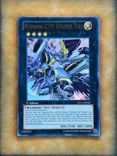 Yugioh Number C39: Utopia Ray YS13-EN042 Ultra Rare 1st Ed LP