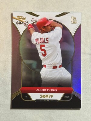 2025 Topps Welcome to the Club ''3X MVP'' Pink Foil Albert Pujols /125 #14