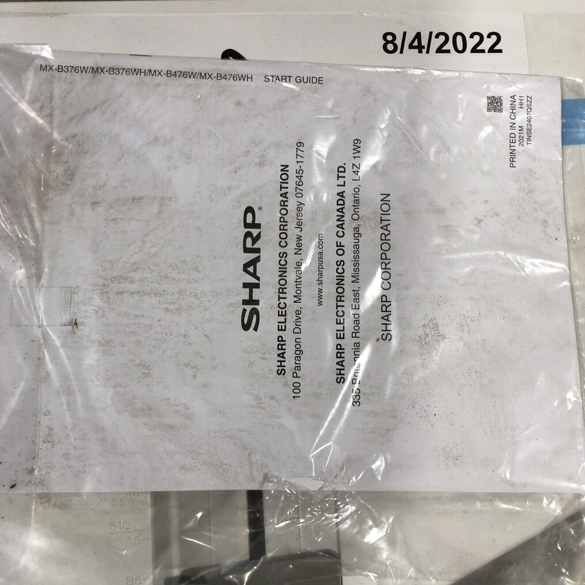 Sharp MX-B376WH Office Monochrome Copier Printer Scanner Fax New