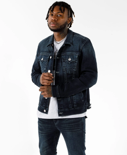 True Religion Trucker Denim Jean Jacket 