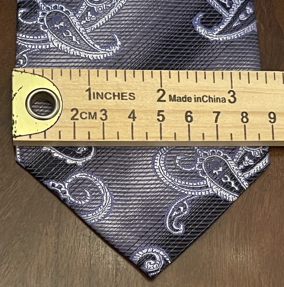 Venturi Uomo Blue Hand Made 100% Silk Men’s Neck Tie Made In China - Image 4 of 4