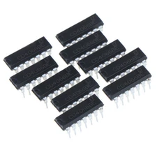 10 PCS CD4066BE CD4066 CMOS QUAD BILATERAL SWITCH Dip-14 IC USAA+