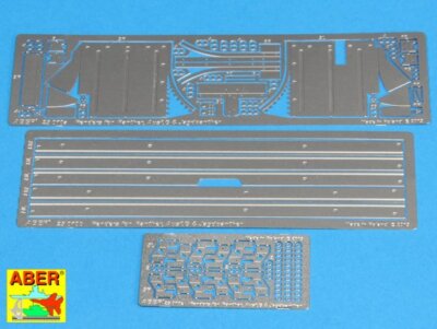 MW22 ABER MODELS 25010 FENDERS FOR PANTHER G/JAGDPANTHER  for TAMIYA, ACADEMY 1/