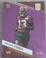 2023 Elite emmanuel forbes Purple /49