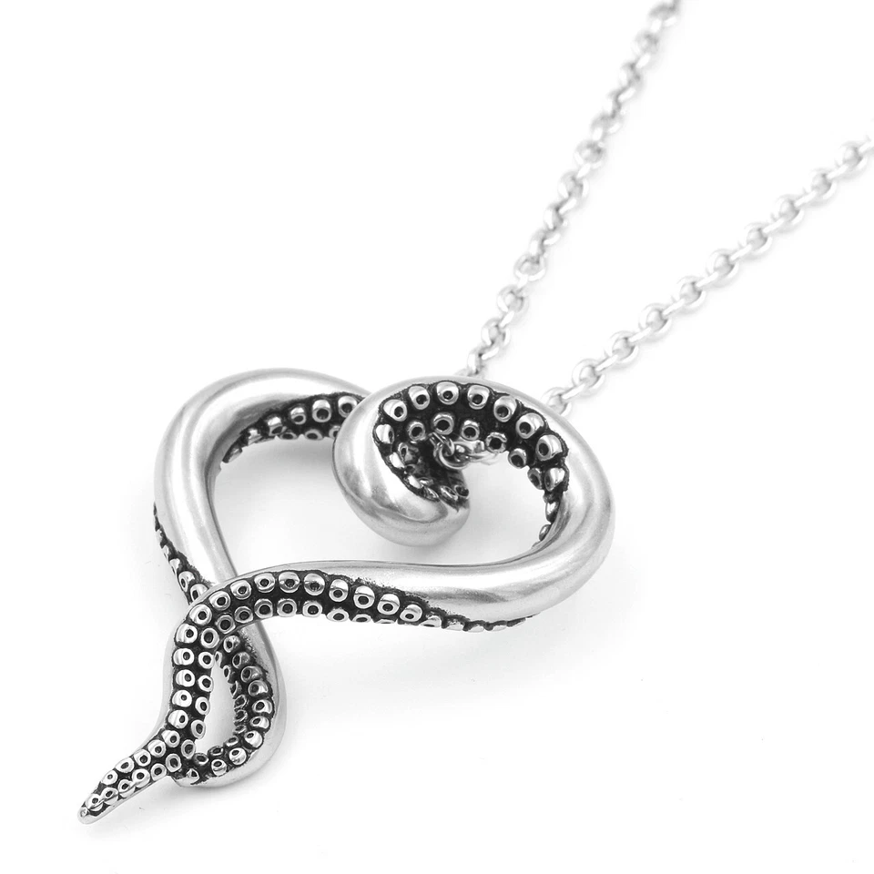 Heart Love Necklace Octopus Tentacle Heart stainless steel pendant by Controse - Image 4 of 4
