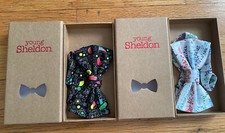 RARE Young Sheldon Bow Ties Promotional Item Big Bang Theory promo