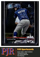 2017 Bowman #BCP100 Kevin Maitan Atlanta Braves 1  Chrome Prospects