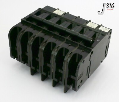 19040 EATON HEINEMANN 6-POLE CIRCUIT BREAKER 100A, 20A, 240V CD6
