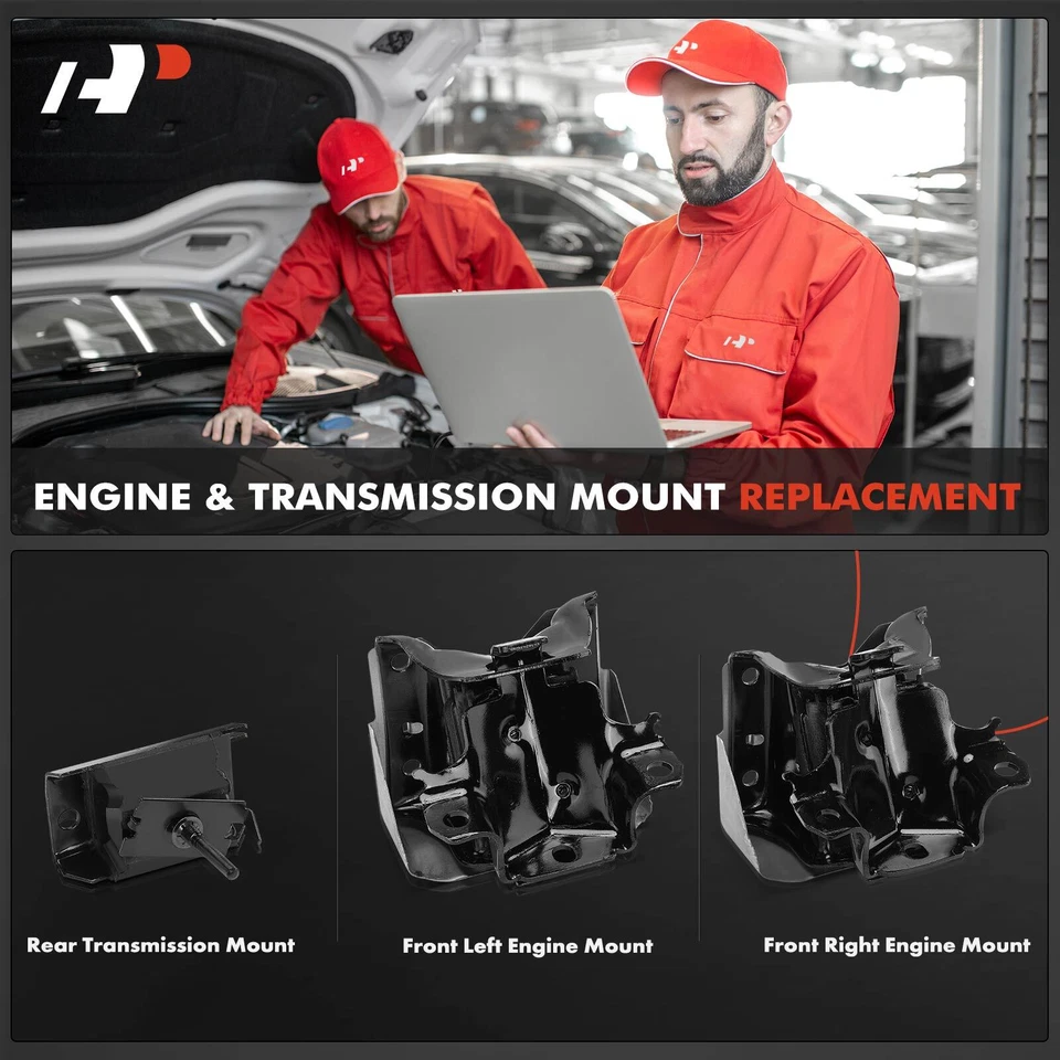 3x Montaje de motor y transmisión para Chevy Express GMC Savana 1500 2003-2014 Foto 2 de 4