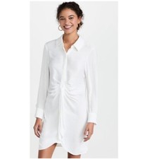 BB Dakota by Steve Madden Tie Curious Dress Ivory Front Tie Knot S NWOT 89