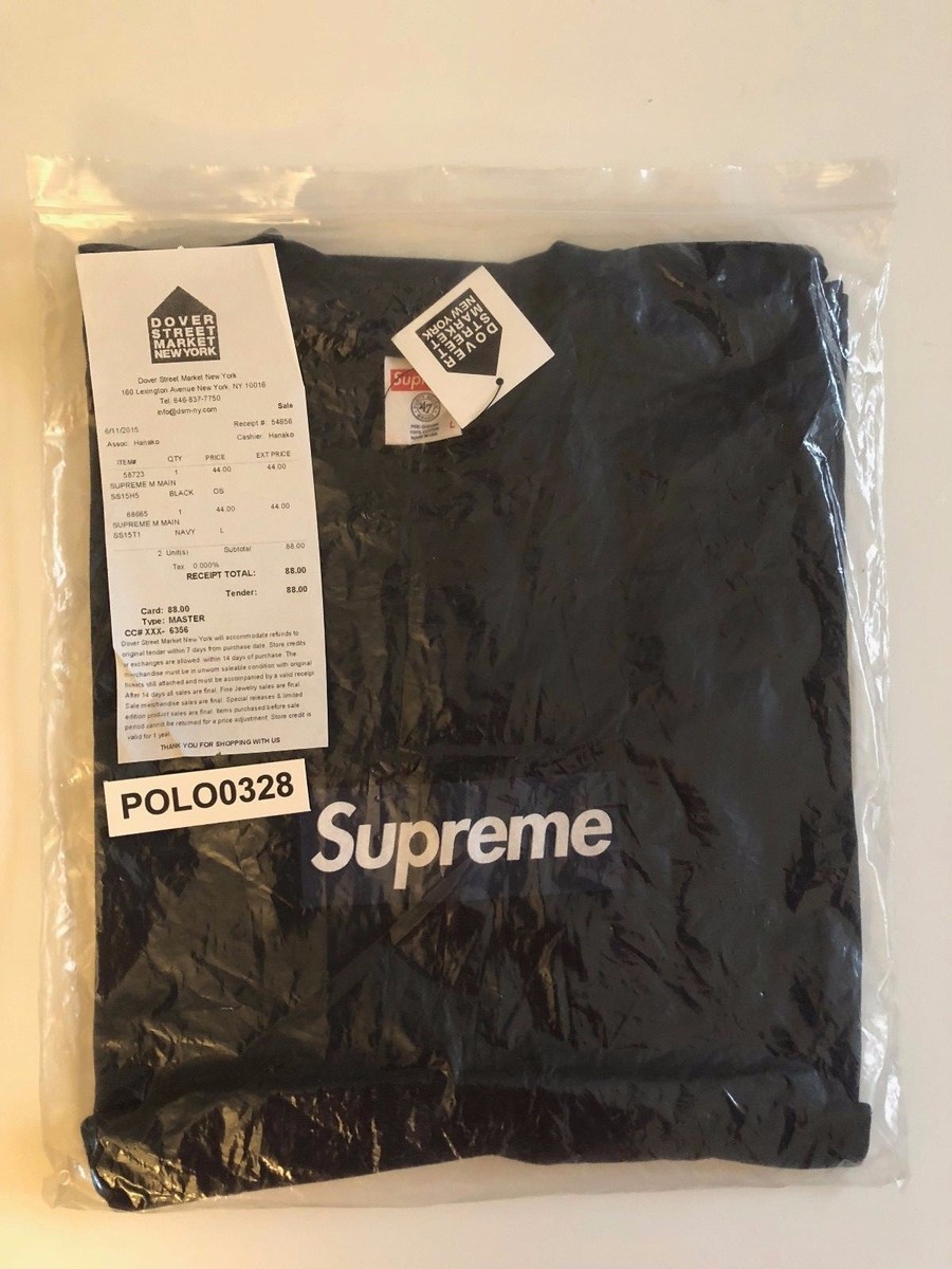 SUPREME YANKEES BOXLOGO T-SHIRTS NAVY LARGE DSM NEW DS WITH TAG | eBay