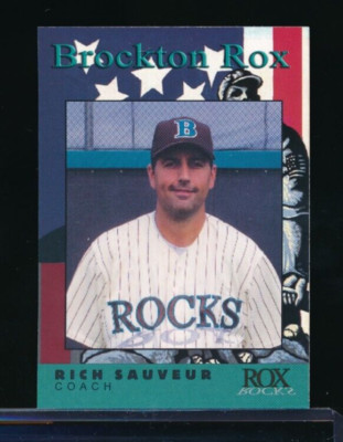 2002 Multi Ad Brockton Rox 16 Rich Sauveur super rare issue trainer