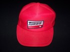 Turbo Gas Vintage Snapback 1980s hat solid back redtruckers cap