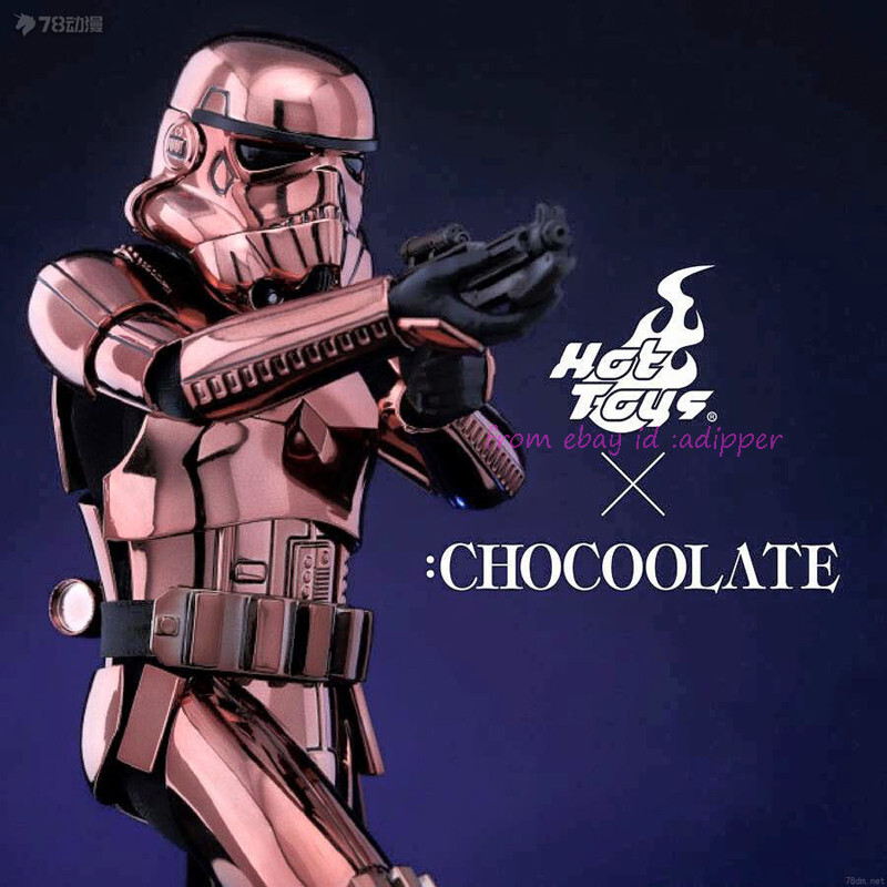 HT Mms330 1/6 Star Wars Force Awakens Stormtrooper Rose Gold