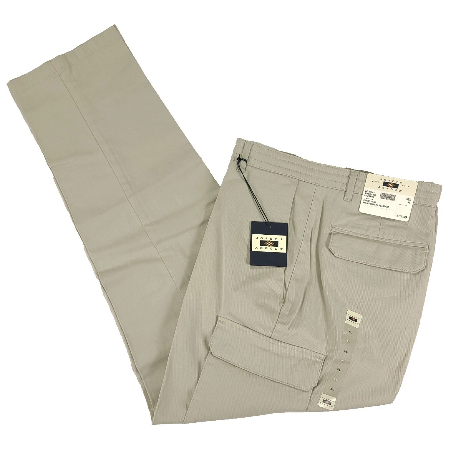 Joseph Abboud Cotton Regular Size Pants for Men