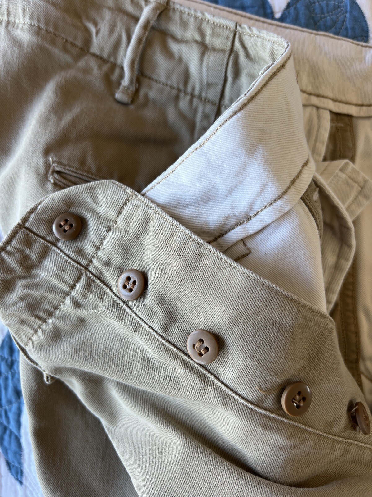 RRL Vintage MilitaryStyle Khaki Pants Double RRL R… Gem