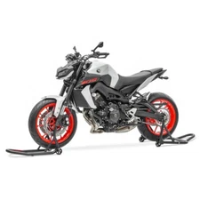 Motorcycle Front and Rear Paddock Stand Set Constands ST6 Black Matt