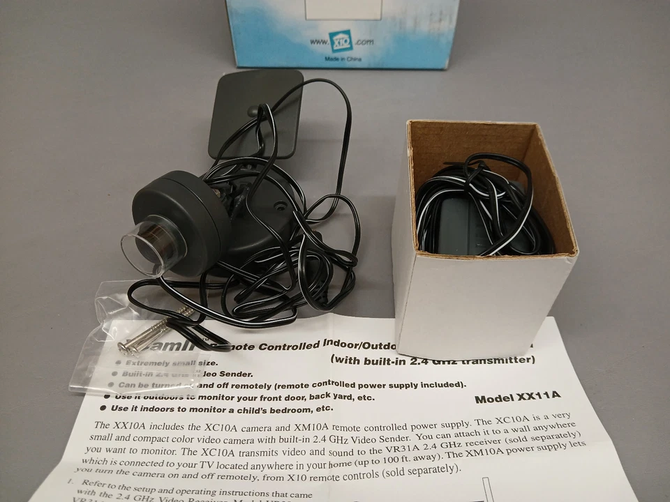 New X-10 2.4GHz Anywhere Camera XX11A-C (Remote Controlled Indoor/Outdoor Color) - Image 2 of 2