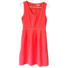 Madewell 100 Silk Coral Pink Tank Dress Womens 2