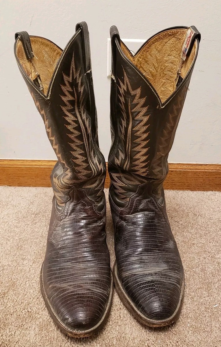 COWTOWN Mens Size 11 D Cowboy Western Boots Black | eBay