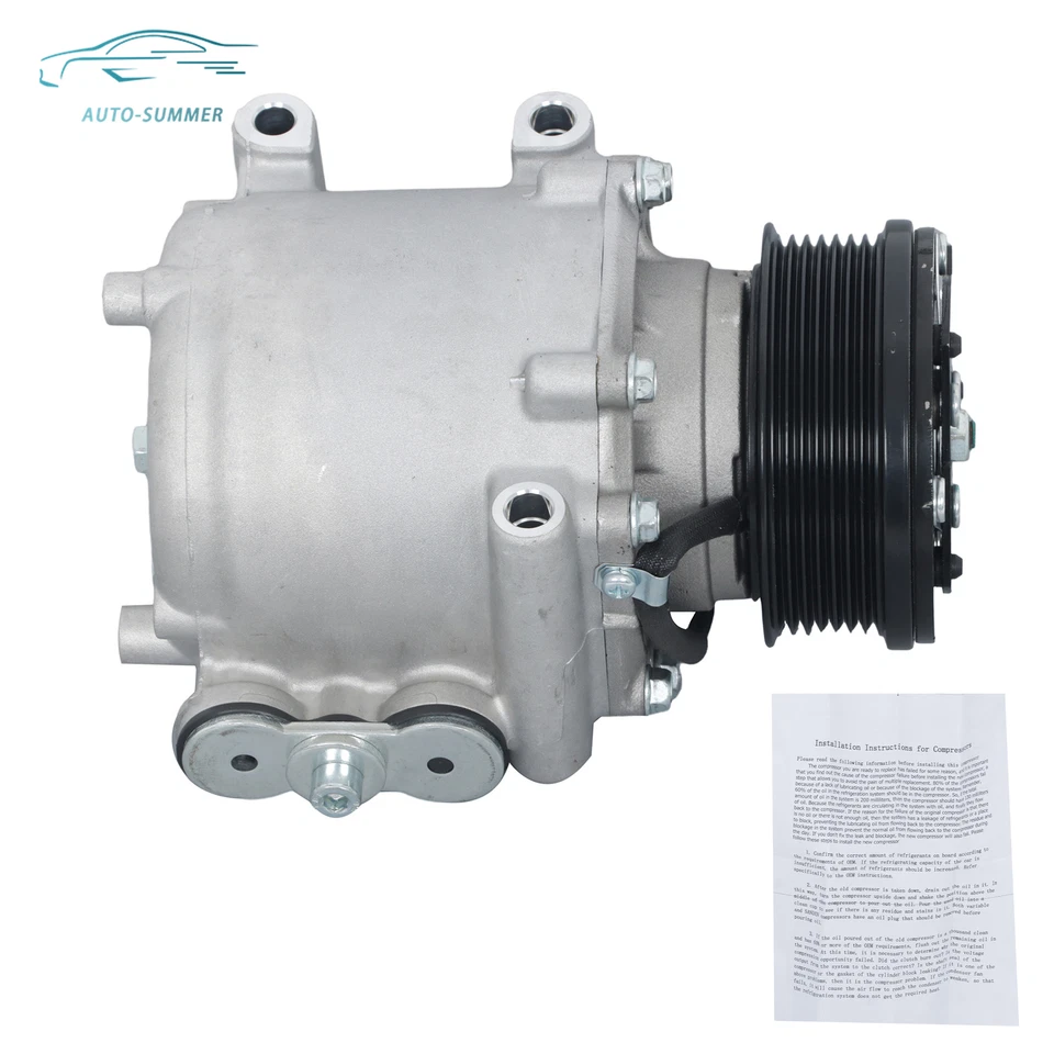 Compresor de aire acondicionado para Ford Expedition Lincoln Navigator 2004-08 4,6 L 5,4 L CO 2486AC Foto 4 de 4