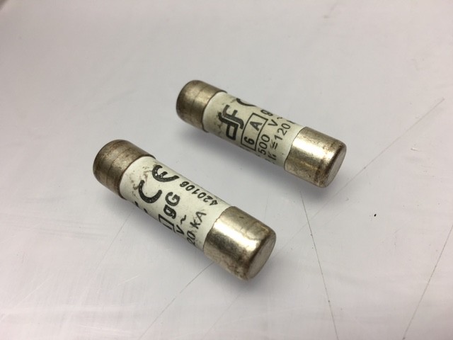 2 Df 10 X 38 Fuses 6a Nf C 63 210 4106 500v For Sale Online Ebay