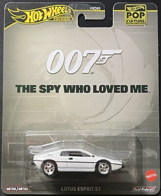 Mattel Hot Wheels LOTUS ESPRIT S1 007   THE SPY WHO LOVED ME HW POP CULTURE 
