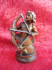 Schöne, kleine Holzfigur, Sternzeichen : Schütze , geschnitzt u. bemalt , Tirol