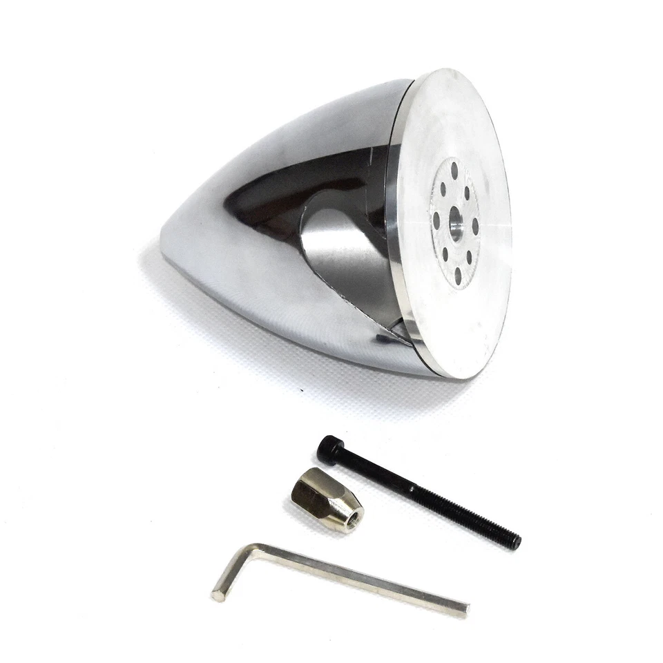 3 Bladed 4in 102mm Aluminum Spinner for 10mm Shaft Gas Engine RC Plane Warbird - Image 4 of 4