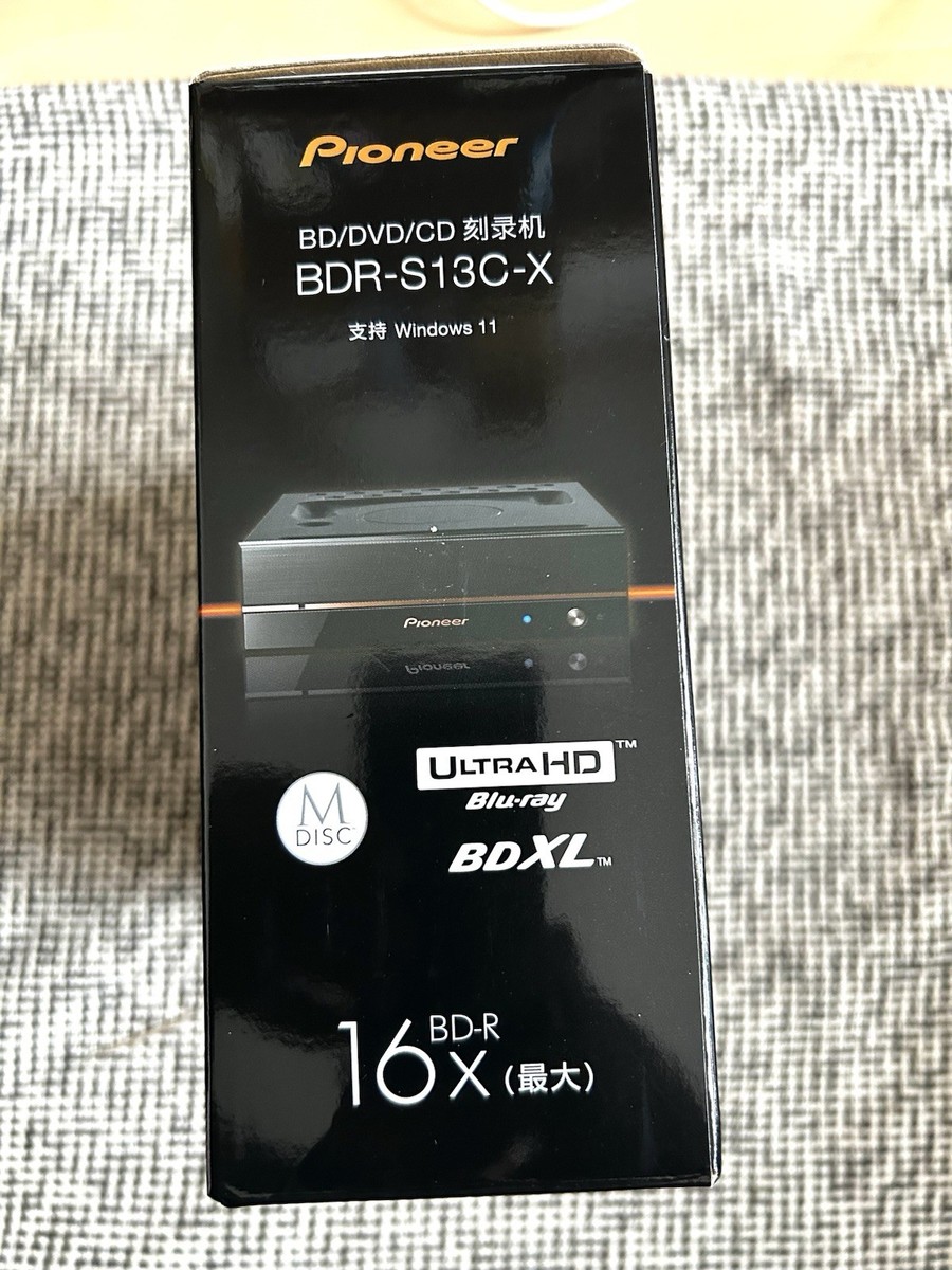 Pioneer External Blu-ray Drive BDR-S13C-X Model New | eBay