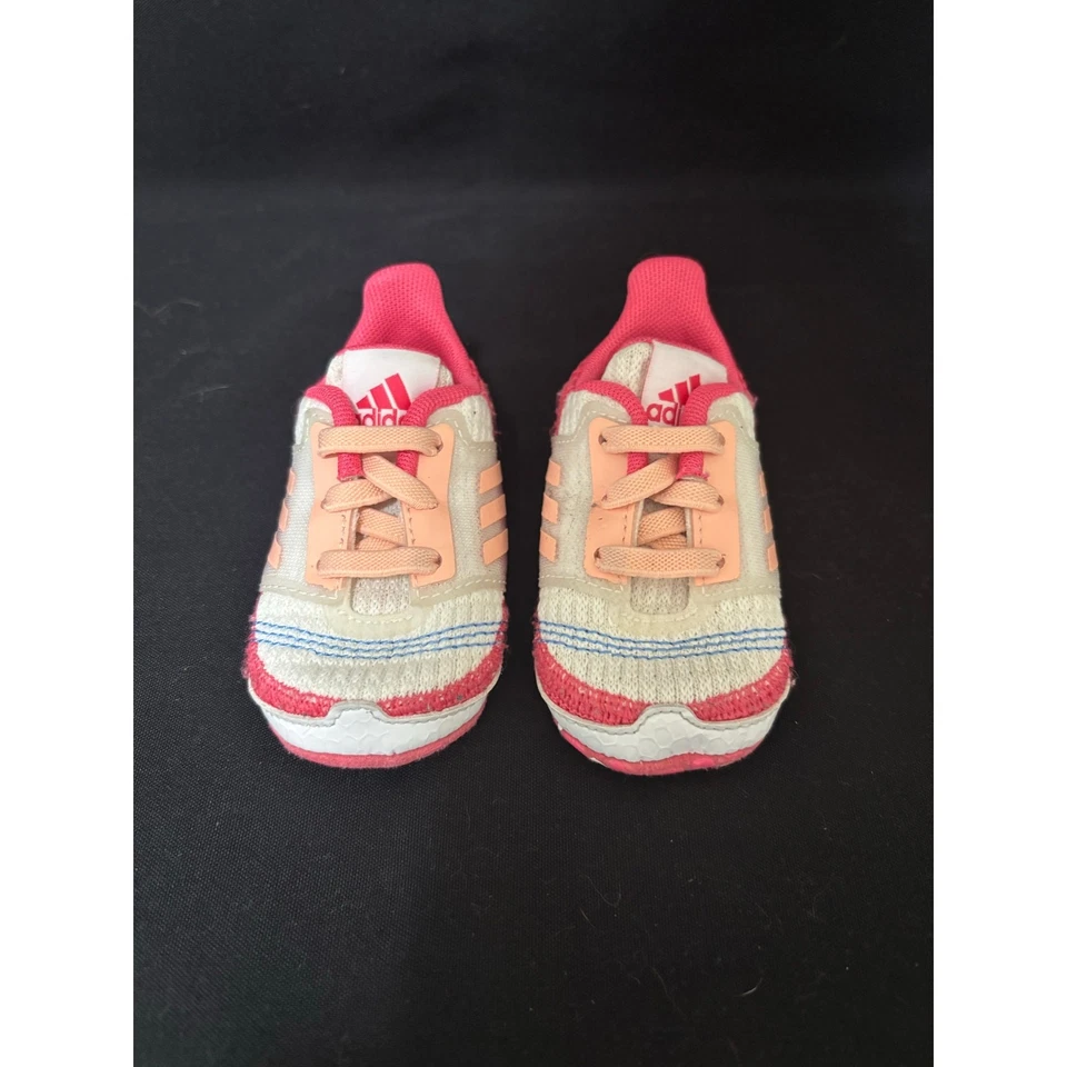 ¡Adorable! Zapatos ortoligeros ecológicos ultra cuna rosa recién nacido para niñas pequeñas, talla 2 K Foto 2 de 4