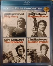 4 Film Favorites: Dirty Harry (Blu-Ray) -New and Sealed