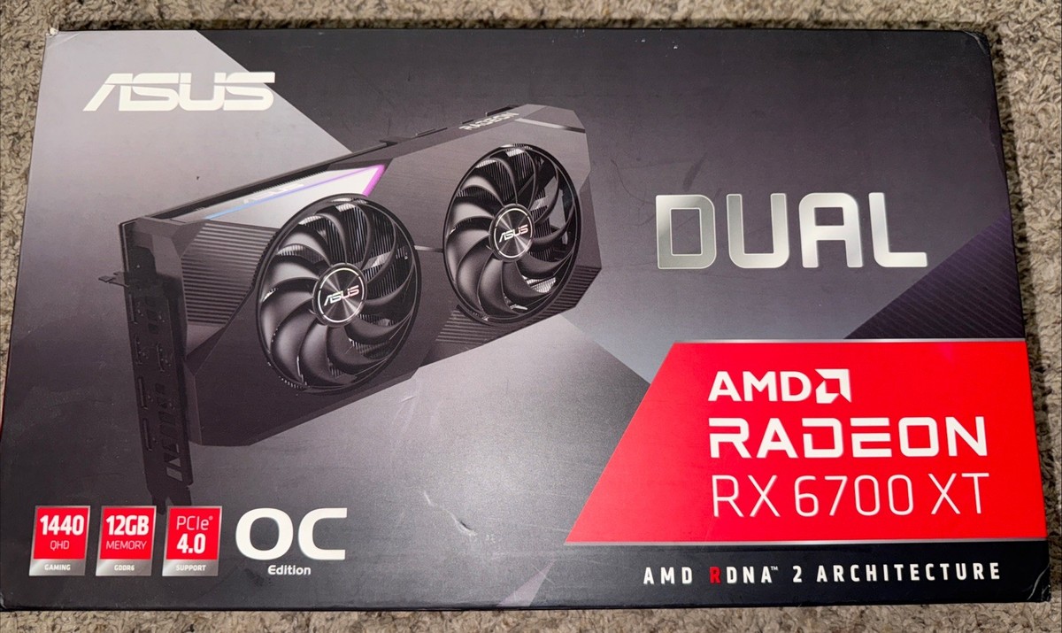 【訳あり】ASUS DUAL Radeon rx6700xt グラフィックボード 訳あり】ASUS DUAL Radeon rx6700xt グラフィックボード ASUS Dual
