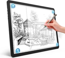 A4 LED Light Box for Tracing and Drawing - Ultra-Thin Dimmable Artist Copy Board