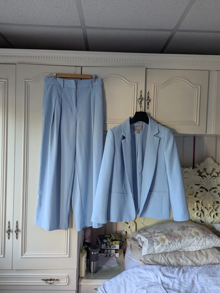bright blue long sleeve dress I've Got Sunshine Long Sleeve Mini Dress Light Blue S main image 1