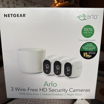 NETGEAR VMS3330-100NAS 3 HD Wireless Security Camera - White