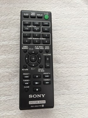 Original Sony RM-AMU179 System Audio Fernbedienung Remote