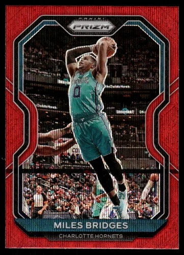 Miles Bridges 2020-21 Panini Prizm #178 Hornets Insert ? SEE SCAN! FREE SHIP