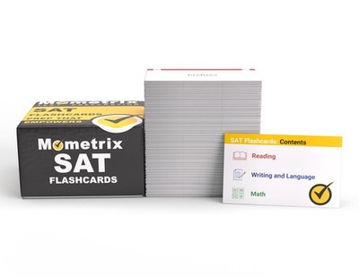 SAT Prep Study Cards 2024-2025 (boxed)