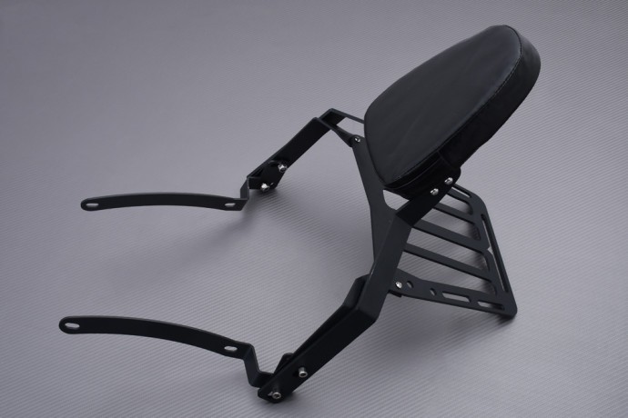 Support top case avec dosseret Rebel 500 pour vos road trips en duo