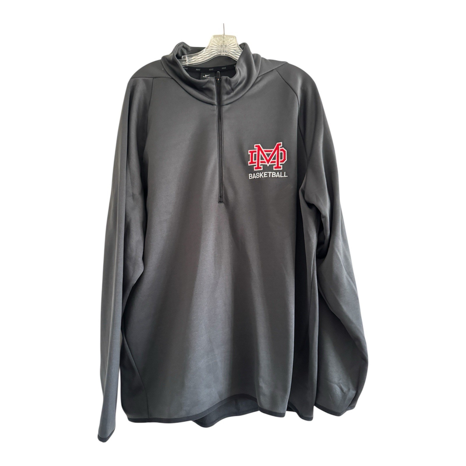 SACAI X NIKE NIKE Mater Dei HS Basket Uomo Nero 1 4 Zip Pullover Dri Fit Felpa (XXL)