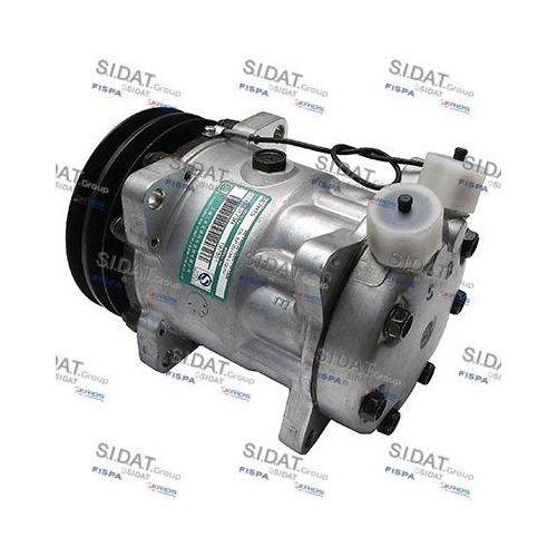Compresseur Climatisation Sidat SB.112S Pièce Rechange Climatiseur pour New Holland